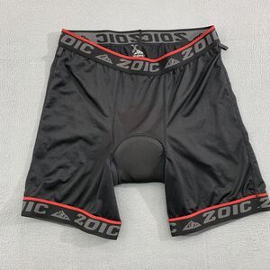 ZOIC Padded Liner Shorts XL Black Mens Mountain Bike Compression Chamois Cycling